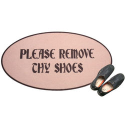 Please Remove Thy Shoes Doormat