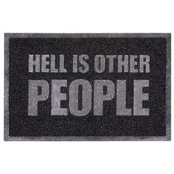 Hell is Other People Welcome Mat