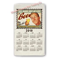 American Beer 2019 Calendar Towel