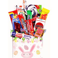 Easter Bunny Retro Candy Gift Basket