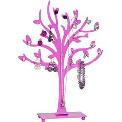 Lisa Pink Metal Jewelry Tree