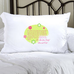 Personalized Morning Prayer Pillow Case
