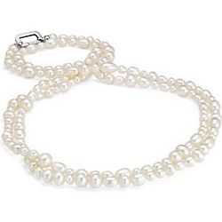 Baroque Freshwater Cultured Pearl Strand Necklace