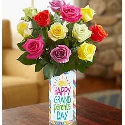 Happy Grandparents Day Rose Bouquet