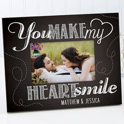 You Make My Heart Smile Personalized Picture Frame