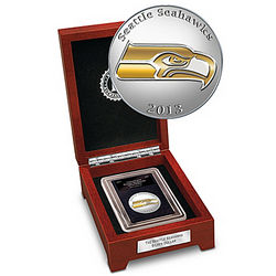 First-Ever Seattle Seahawks Silver Dollar Coin
