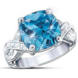 Women's Royal Reflections Ring with Color-Changing Center Stone