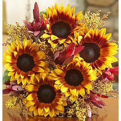 Autumn Glow Sunflower Bouquet