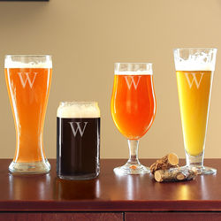 Personalized Specialty Beer Glasses
