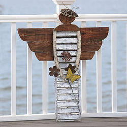 Garden Angel Shutter Sculpture