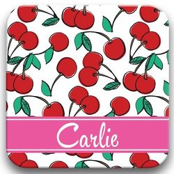 Personalized Cherry Day Coasters