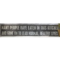 Many Have Eaten in This Kitchen Sign