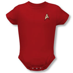 Star Trek Engineering Uniform Infant Snapsuit