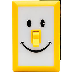Smiley Face LED Wall Night Light