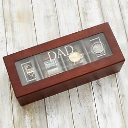 Engraved Dad Watch Box