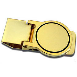 Personalized Round Money Clip