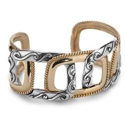 Coronation Mixed Metal Cuff Bracelet