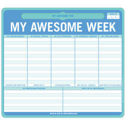 My Awesome Week Pen-To-Paper Mousepad