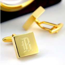 Personalized Brass Cuff Links