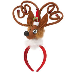 Plush Reindeer Headband