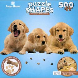 500-Piece Golden Puppies Puzzle