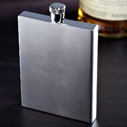 Squared Up Stainless Steel Flask