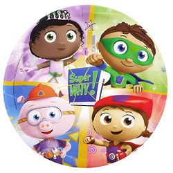 8 Super Why! Party Plates