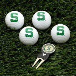 Michigan State Spartans Golf Balls and Divot Tool Gift Set