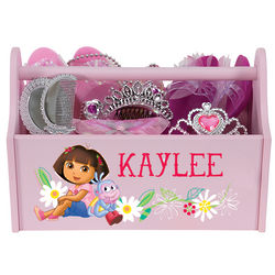Dora the Explorer Flowers Pink Toy Caddy
