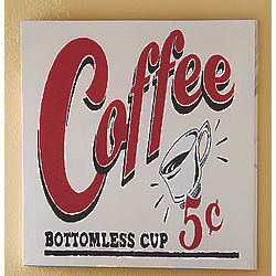 Bottomless Cup of Coffee Wall Art