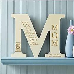Personalized Mom is a Blessing Wall Art
