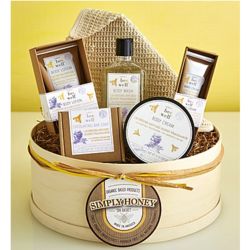 Large Simply Honey and Lavender Organic Spa Gift Box