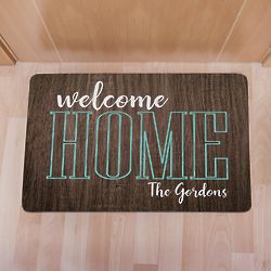 Personalized You Are Welcome Here Doormat