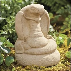 Meditating Snake Garden Sculpture