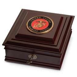United States Marine Corps Medallion Desktop Box
