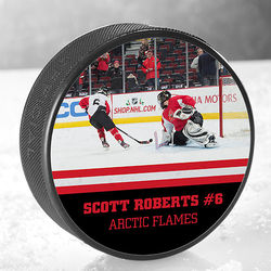 My Photo Personalized Official Hockey Puck