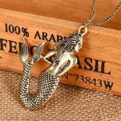 Mythical Mermaid Siren Necklace