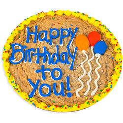 Birthday Balloons 12" Cookie Cake
