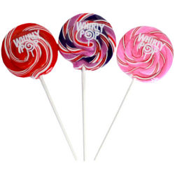 Assorted Colors Whirly Pops