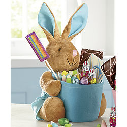 Blue Bunny Candy Basket