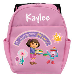 Dora the Explorer My Schoolbooks Pink Toddler Backpack