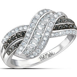Night and Day Simulated Diamond Ring
