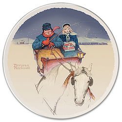 Norman Rockwell 2016 Christmas Porcelain Collector Plate