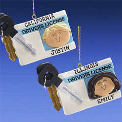 Personalized Drivers License Ornament