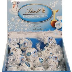 Lindt Lindor Milk and White Chocolate Holiday Snowman Truffles