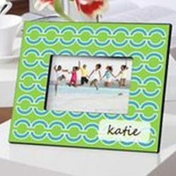 Personalized Blue Links Picture Frame