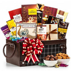 Bountiful Gourmet Sweets and Snacks Gift Basket