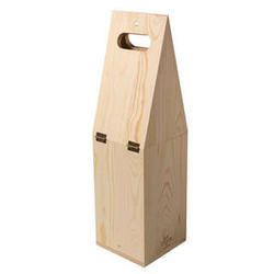 Wine Cooler Cork-Lined Wood Box