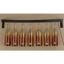 Hanging Bottles Wall Sconce