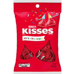 7 Ounces of Hershey's Red Chocolate Kisses